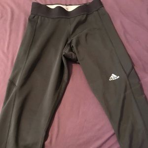 Adidas compression crop workout pants